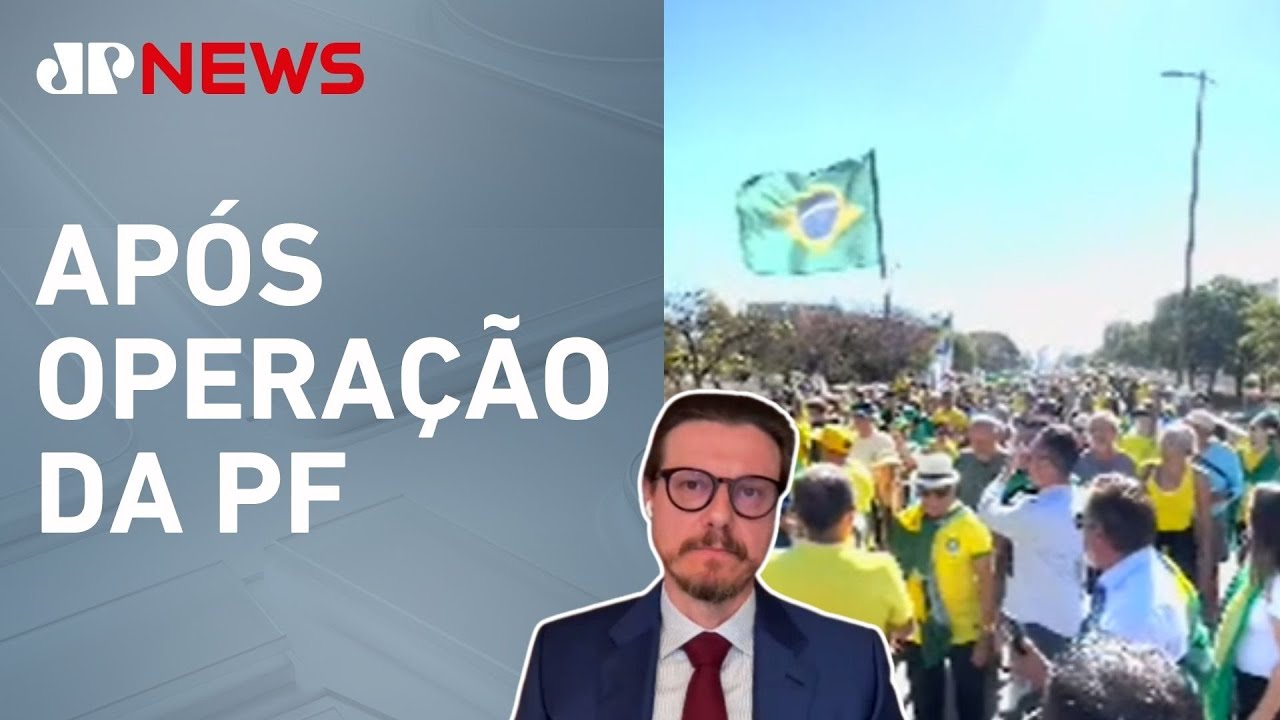 Apoiadores de Bolsonaro manifestam em Brasília; Thulio Nassa comenta